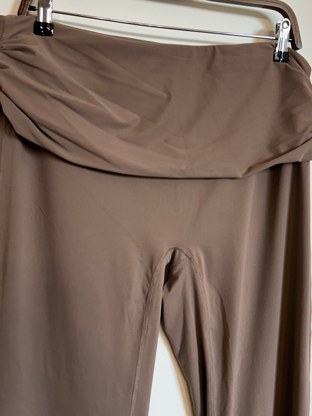 HALARA FOLD OVER WIDE LEG FLAIR PANTS - Picture 2 of 5